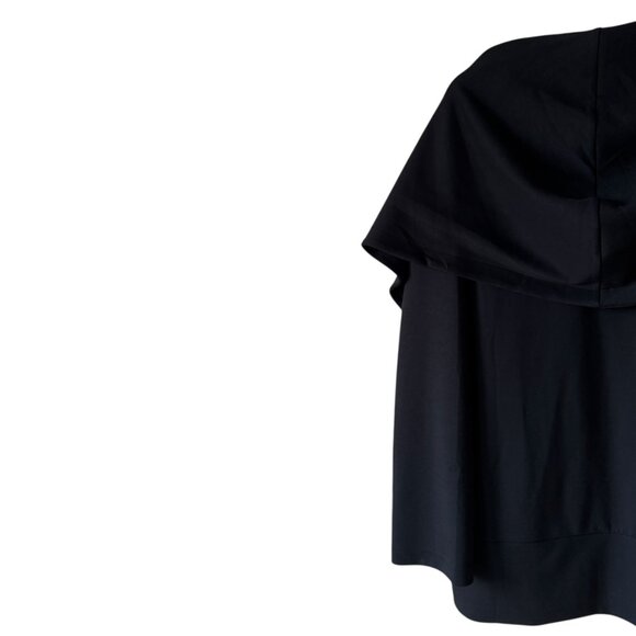 CARBON38 Knit Cocoon Cardigan Sm Cozy Black Comfy Relaxed Bell Sleeves Pockets - Picture 8 of 16